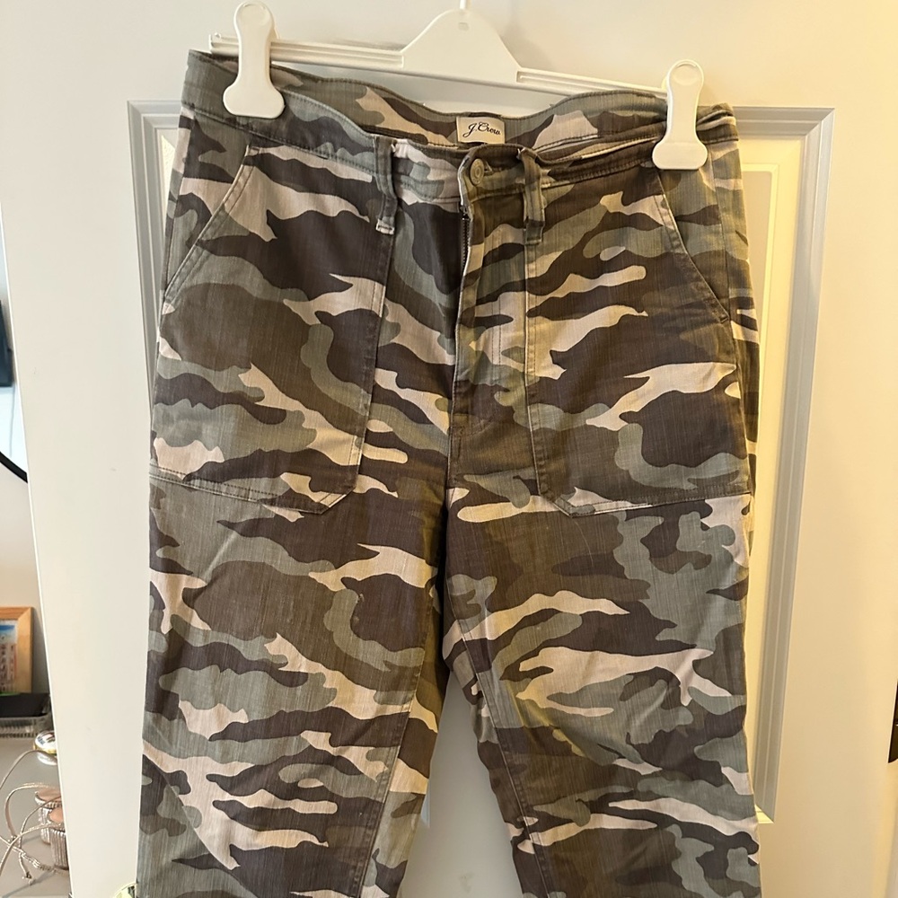 J. Crew Camouflage Cargo Pants